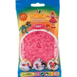 Hama beads Hama strijkparels 1000st transparant pink