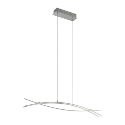 Eglo Hanglamp Nevado LED chroom / wit