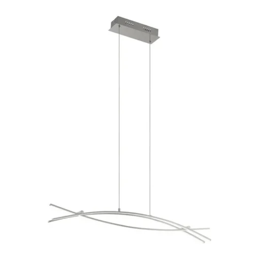 Eglo Hanglamp Nevado LED chroom / wit