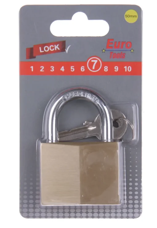 Euro Cycle Hangslot 50 mm + 2 sleutels