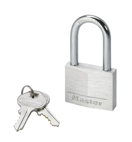 Masterlock Hangslot 40 mm aluminium diameter 6 mm 4 pins