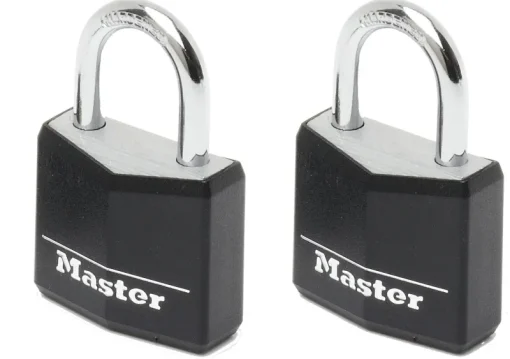 Masterlock Hangslot 30 mm diameter 5 mm 4 pins zwart