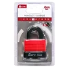 Euro Tools Hangslot 40 mm rood + 2 sleutels