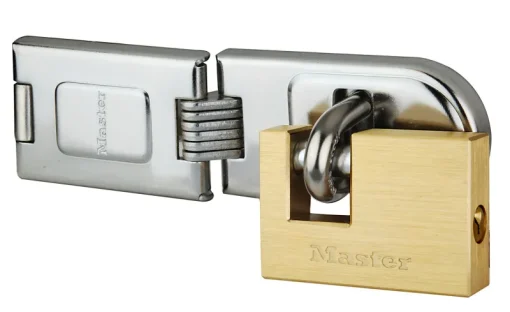 Masterlock Hasp met rechthoekig hangslot 60 mm