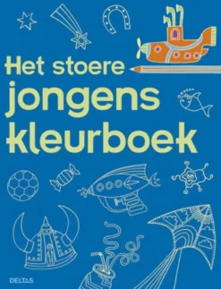 Deltas Het stoere jongens kleurboek
