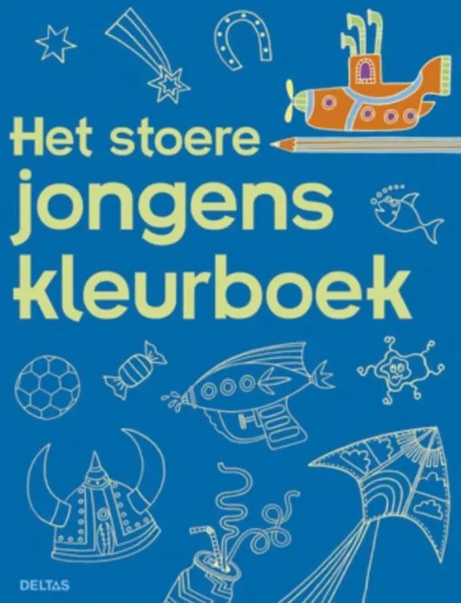 Deltas Het stoere jongens kleurboek