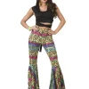 Euro Shop Hippie Broek met Dieren Print Dames - Maat 36/38