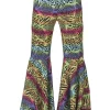 Euro Shop Hippie Broek met Dieren Print Dames - Maat 56/58