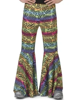 Euro Shop Hippie Broek met Dieren Print Dames - Maat 56/58