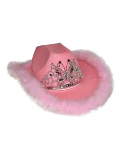 Euro Shop Hoed Cowgirl Barbie - Roze