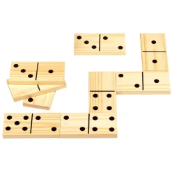 Euro Shop Houten dominospel XL - 28 delig
