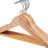 Euro Happy 5 houten kleerhangers
