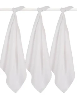 Jollein Hydrofiel multidoek Small 70 x 70 cm White (3 stuks)