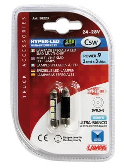 Euro Shop HYPER-LED C5W 3 SMD 9x36 mm