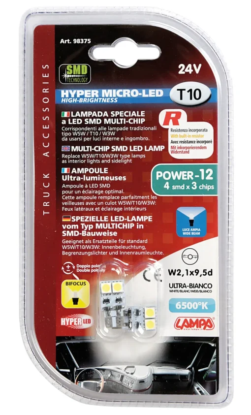 Euro Shop HYPER-LED T10 4 SMD
