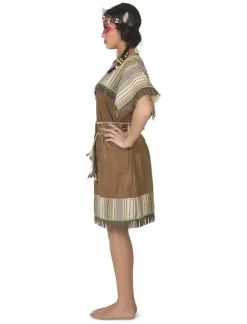 Euro Shop Indiaan Kostuum Maanlicht Isi Dames - Maat 48/50