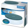 Intex Afdekzeil Easy Set 28020 - Voor Zwembad Ø244cm - Met Touw - Donkerblauw