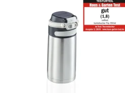 Leifheit Isoleerbeker Flip 350ml silver