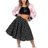 Euro Shop Jasje Pink Lady Grease - Maat 44/46