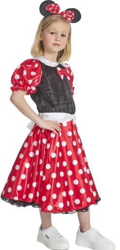 Kinderen Partyline Jurk Minny Mouse - Maat 128