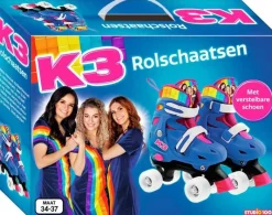 Studio 100 K3 Rolschaatsen Regenboog - maat 26-29