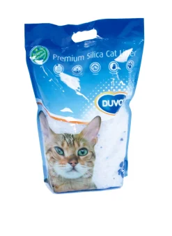 Duvo + Kattenbakvulling premium silica 5 L