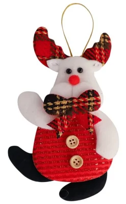 DDD Kerstboomhanger popje rood