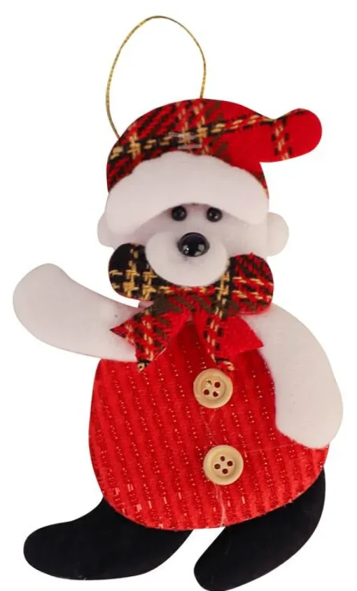 DDD Kerstboomhanger popje rood
