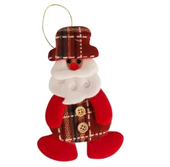 DDD Kerstboomhanger popje ruit