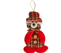 DDD Kerstboomhanger popje ruit
