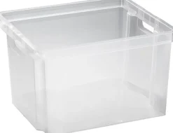 Keter Crownest Opbergbox Transparant - 42,6x36,1x26cm - 30L