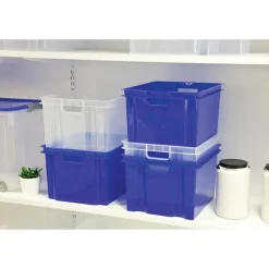 Keter Crownest Opbergbox Transparant - 42,6x36,1x26cm - 30L