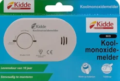 Euro Shop Kidde koolmonoxidemelder compact - 10 jaar sensor