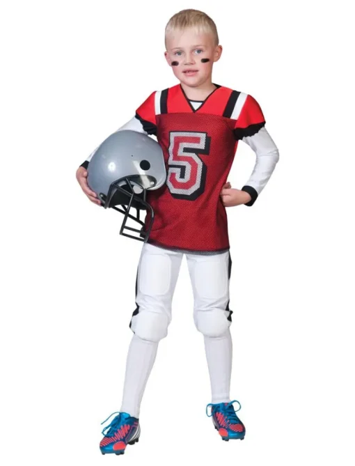 Kinderen Euro Shop Kinderkostuum American Football Fritz - Maat 128