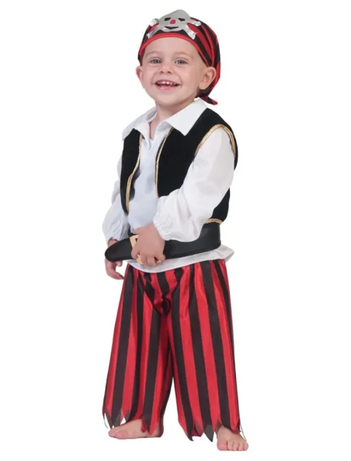 Euro Shop Kinderkostuum Baby Piraat - Maat 86