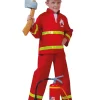 Kinderen Euro Shop Kinderkostuum Brandweerman Sam - Maat 164