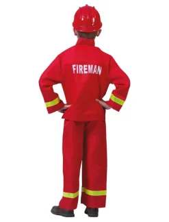 Kinderen Euro Shop Kinderkostuum Brandweerman Sam - Maat 164