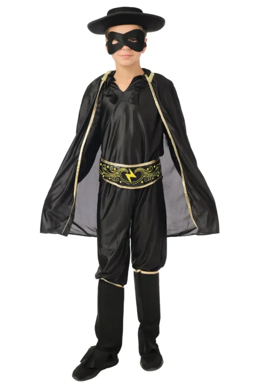 Kinderen Euro Shop Kinderkostuum Gemaskerde Bandiet - Zorro - 7-9 jaar