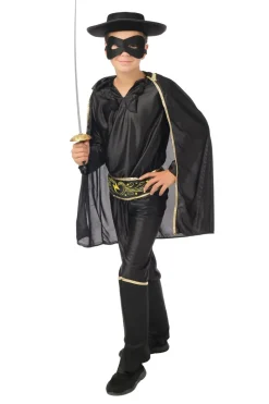 Kinderen Euro Shop Kinderkostuum Gemaskerde Bandiet - Zorro - 7-9 jaar