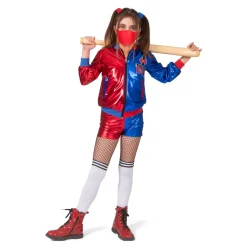 Kinderen Euro Shop Kinderkostuum Harley Quinn Meisje - Maat 140