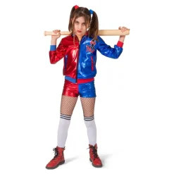 Kinderen Euro Shop Kinderkostuum Harley Quinn Meisje - Maat 140