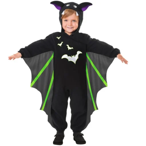 Kinderen Euro Shop Kinderkostuum Iddy Biddy Bat - 3-4 jaar