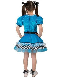 Kinderen Euro Shop Kinderkostuum Jurk Alice in Wonderland Meisje - Maat 128
