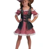 Kinderen Euro Shop Kinderkostuum Jurk Cowgirl Daisy - Maat 140