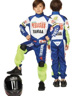 Kinderen Partyline Kinderkostuum Motor Racer - Maat 140