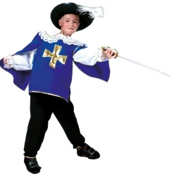 Kinderen Euro Shop Kinderkostuum Musketier Excellence - Maat 164