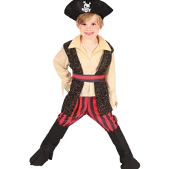 Kinderen Euro Shop Kinderkostuum Piraat Rocco - 3-4 jaar