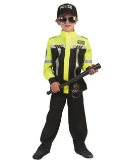 Kinderen Euro Shop Kinderkostuum Politie Agent Sam - Maat 152