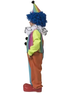 Kinderen Euro Shop Kinderkostuum Rainbow Clown Jongen - Maat 128