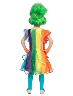 Kinderen Euro Shop Kinderkostuum Regenboog Prinsessenjurk - Maat 140